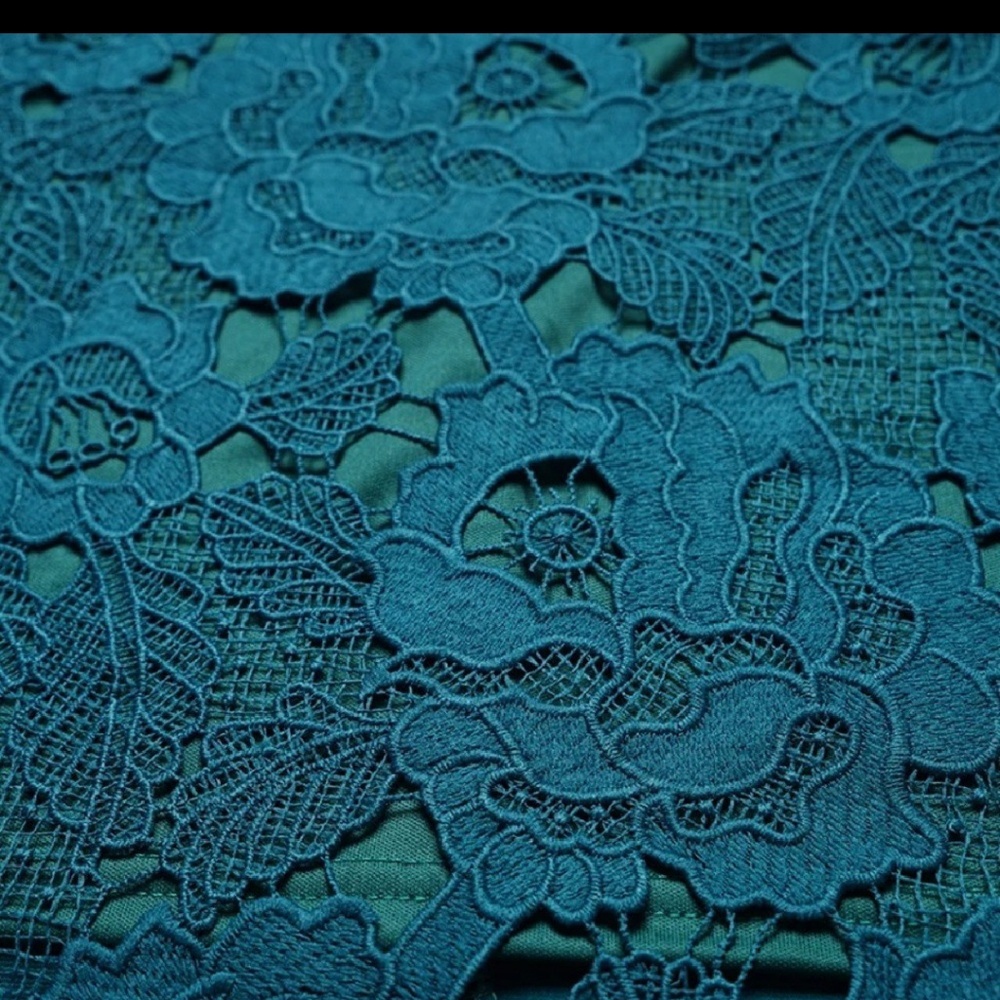 Teal green special occasion dress - Picture 3 of 7